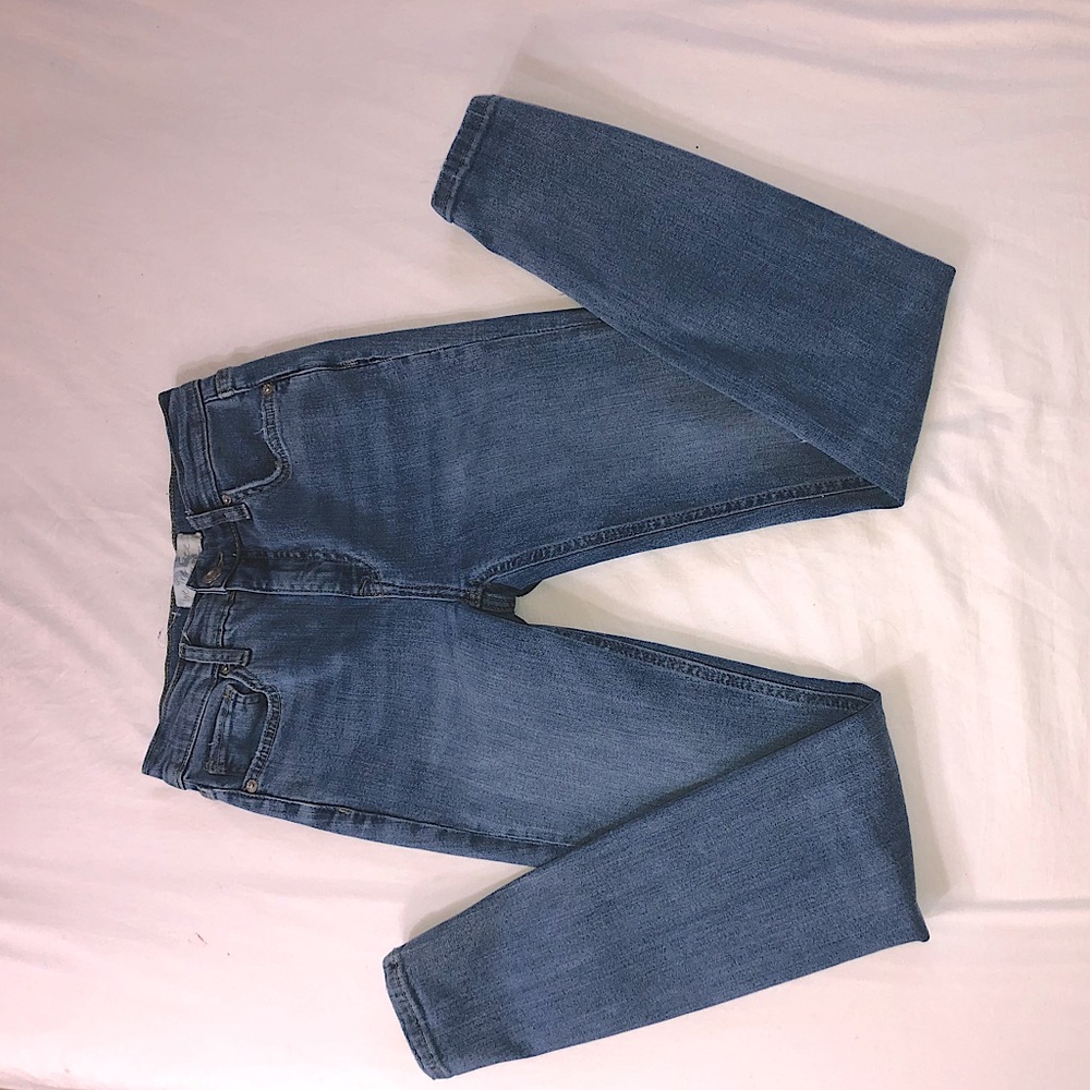 Free People Distressed High Rise Skinny Jeans | size 25